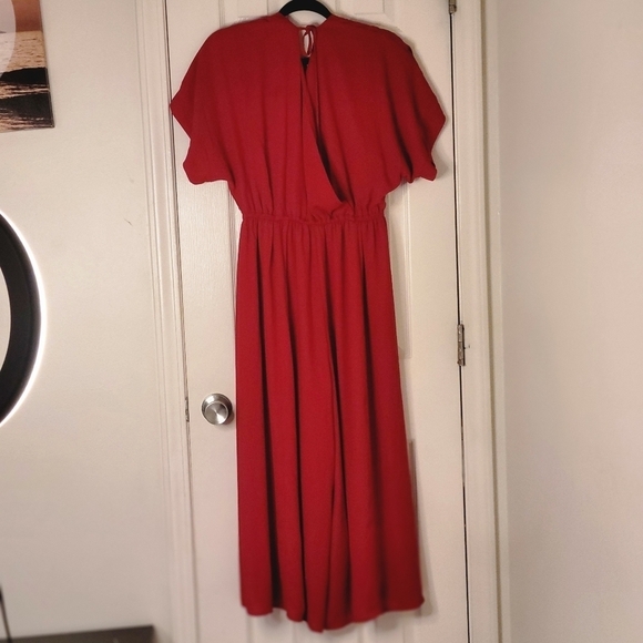 MODCLOTH Wide Leg Jumpsuit size XS Red NWT - Picture 12 of 16